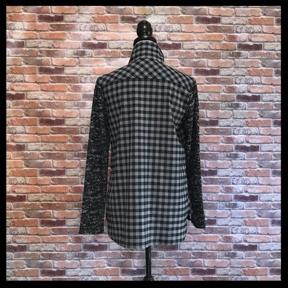 LOGO By Lori Goldstein Plaid Jacket - Picture 5 of 6